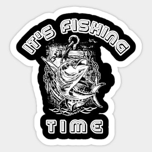 Fishing T Shirt Sticker